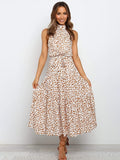 Vestido largo lunares. Vestidos casuales para mujer.