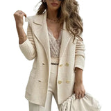 Cardigan Grueso Abrigo Chaqueta Mujer Dama Blanco Negro Celeste Crema Otoño Invierno Casual Formal Oficina