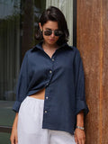 Camisa Mujer Ligera Fresca Primavera Verano Casual Versatil Comoda Urbana Playa Varios Colores