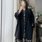 Tapado Sacón Abrigo Mujer Dama Elegante Formal Casual Urbano Otoño Invierno