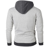 Chaqueta campera chamarra casaca con cremallera para hombre. Abrigo con capucha.