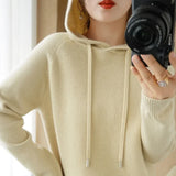 Buzo Sweater Hoodie Mujer Otoño Invierno Manga Larga Abrigado Capucha Casual Jumper