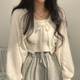 Blusa Tejida Holgada Mujer Cintas Ajustable Otoño Invierno