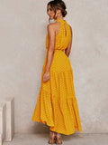 Vestido largo lunares. Vestidos casuales para mujer.
