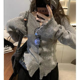 Cardigan Mujer Sweater Fashion Estilo Coreano Otoño Jersey Casual