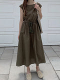 Vestido Oversize Manga corta. Vestido Algodón para mujer.