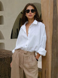 Camisa Mujer Ligera Fresca Primavera Verano Casual Versatil Comoda Urbana Playa Varios Colores