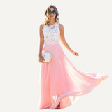 Vestido Largo Mujer Elegante  Fiesta Verano Millefiori
