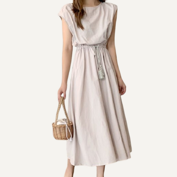Vestido Oversize Manga corta. Vestido Algodón para mujer.