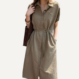 Vestido Camisero. Vestido largo para mujer. Camisa oversize.