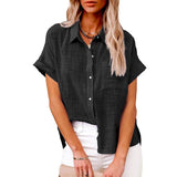 Camisa Larga Loof Lino Loose Mujer (42% off) SOLO X 48HS