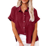 Camisa Larga Loof Lino Loose Mujer (42% off) SOLO X 48HS