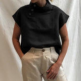 Camisa Blusa Loof Lino Loose (52% off - Sólo 48hs!)