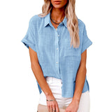 Camisa Larga Loof Lino Loose Mujer (42% off) SOLO X 48HS