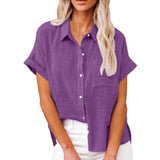 Camisa Larga Loof Lino Loose Mujer (42% off) SOLO X 48HS
