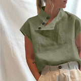 Camisa Blusa Loof Lino Loose (52% off - Sólo 48hs!)