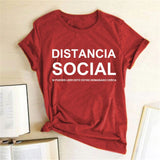 (50% off sólo hay 50) Camiseta Playera Polera Distancia Social