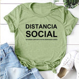 (50% off sólo hay 50) Camiseta Playera Polera Distancia Social
