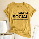 (50% off sólo hay 50) Camiseta Playera Polera Distancia Social