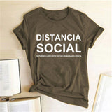 (50% off sólo hay 50) Camiseta Playera Polera Distancia Social