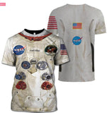 [50th Aniversario] 3D Traje Espacial Armstrong Camiseta Hoodie Sudadera Pantalones