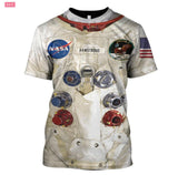 [50th Aniversario] 3D Traje Espacial Armstrong Camiseta Hoodie Sudadera Pantalones