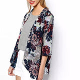 2018 Verano Mujer Kimono Cardigan Fashion Chicas Floral Blusa Camisa S al 6XL