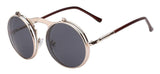 80% OFF !! Lentes de Sol Anteojos Gafas Hombres Ronda Vintage Hombres Fashion UV400