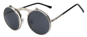 80% OFF !! Lentes de Sol Anteojos Gafas Hombres Ronda Vintage Hombres Fashion UV400