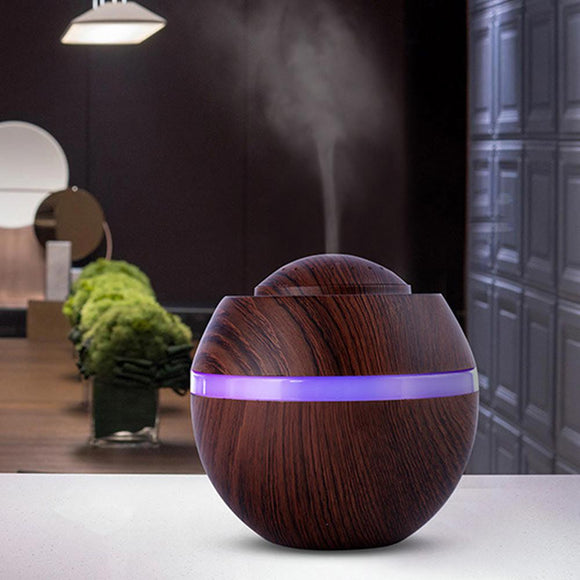 500ml USB Humidificador Ultrasonico LED 7 Cambia de Color Difusor de Aceite Esencias Aroma Aire