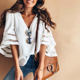 BLUSA LIGERA HOLGADA VERANO MUJER DAMA CAMISA VARIOS COLORES