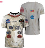 [50th Aniversario] 3D Traje Espacial Armstrong Camiseta Hoodie Sudadera Pantalones